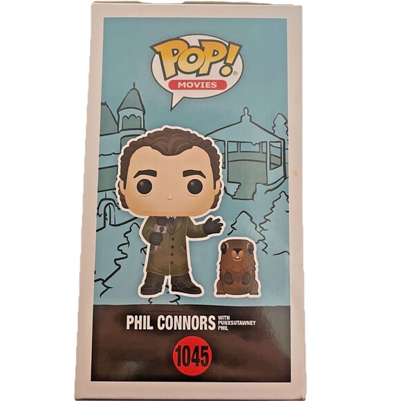 Funko Pop Movies Groundhog Day Phil Connors w Punxsutawney Phil 1045 NIB - Picture 4 of 10
